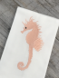 Preview: - Serviette 50 x 50 cm Seepferdchen